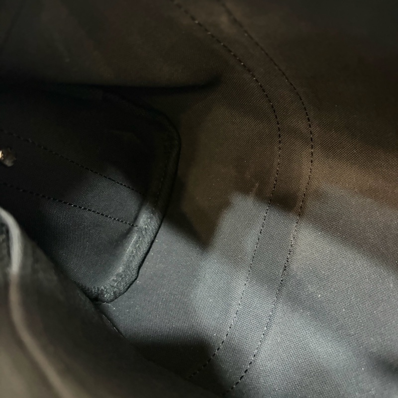 LV M46271 黑花 銀釦 手提包 斜背包 Keepall Bandoulière 25-56