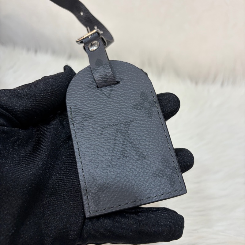 LV M46271 黑花 銀釦 手提包 斜背包 Keepall Bandoulière 25-73