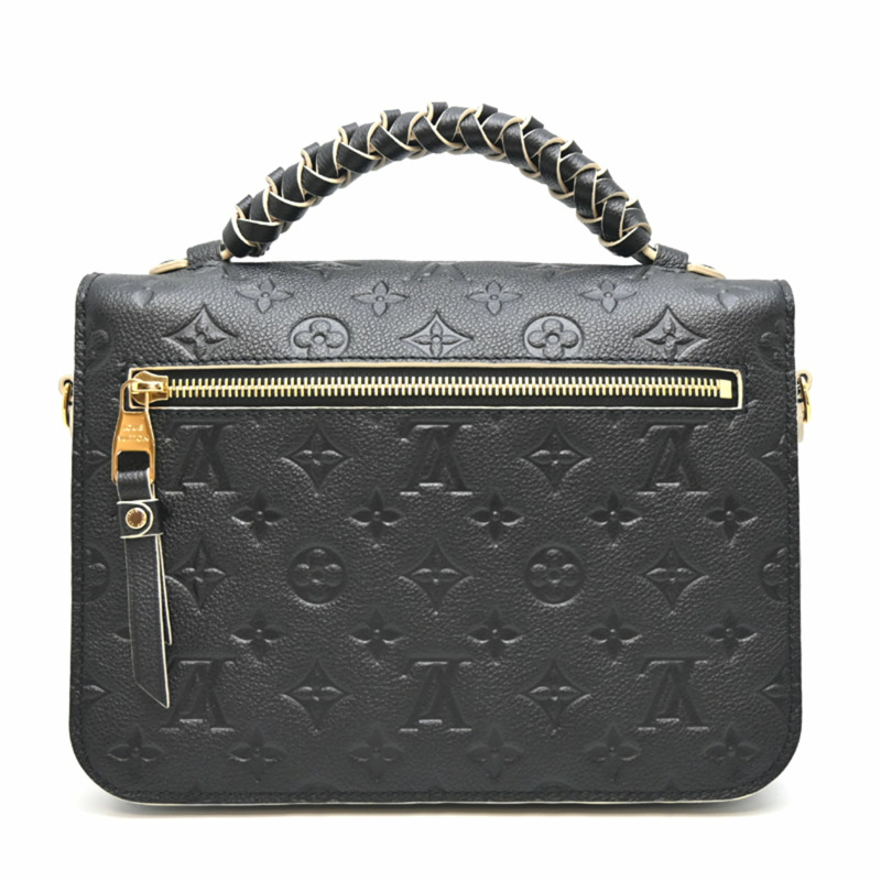 路易威登 Pochette Métis MM 女士手提包 M41487 Monogram Empreinte 黑色-1