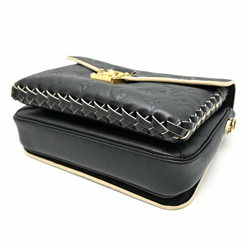 路易威登 Pochette Métis MM 女士手提包 M41487 Monogram Empreinte 黑色-2