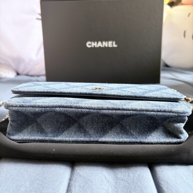 Chanel 牛仔 wallet on chain-5