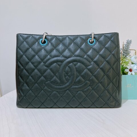 TK2044	Chanel Grand Shopping Tote Caviar Black