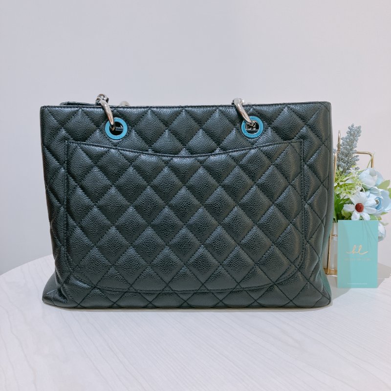 TK2044	Chanel Grand Shopping Tote Caviar Black-1