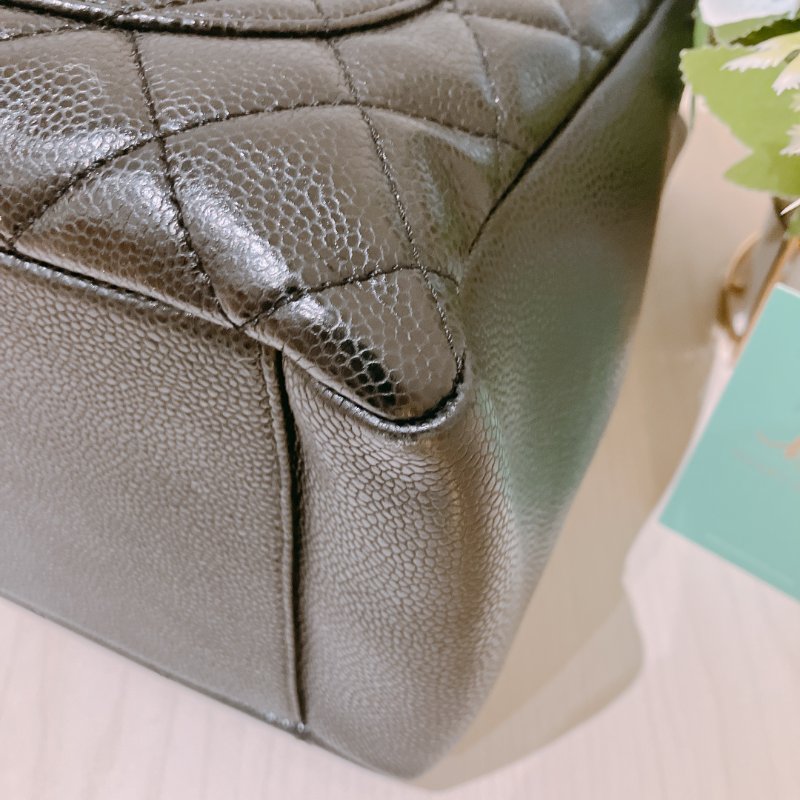 TK2044	Chanel Grand Shopping Tote Caviar Black-20