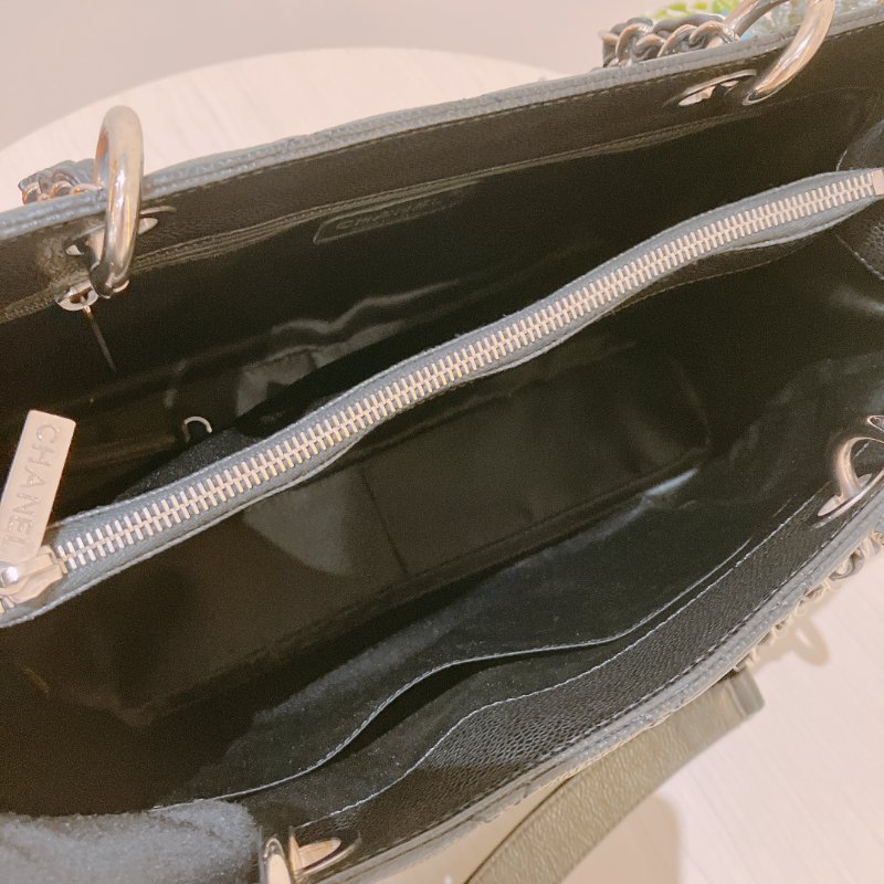 TK2044	Chanel Grand Shopping Tote Caviar Black-22