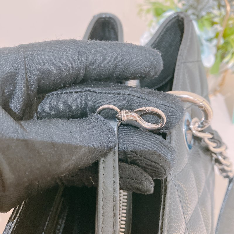 TK2044	Chanel Grand Shopping Tote Caviar Black-26