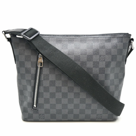 路易威登 Mick PM 男女肩背包 N4121 Damier Graphite 黑色