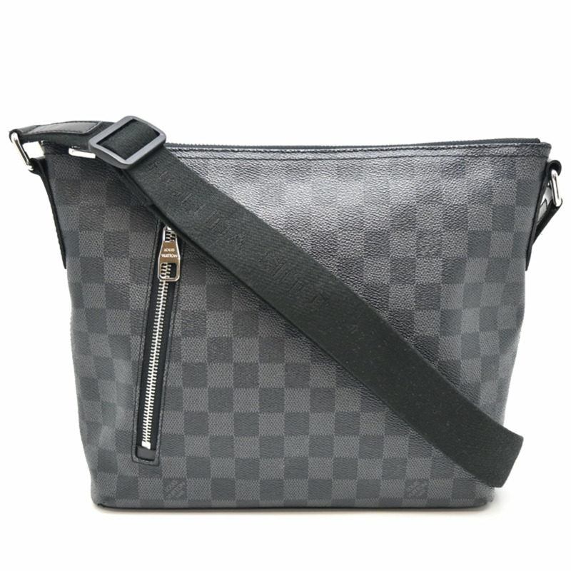 路易威登 Mick PM 男女肩背包 N4121 Damier Graphite 黑色-0