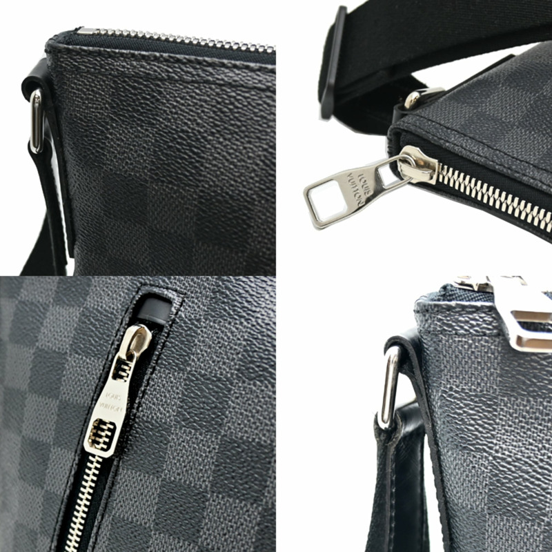 路易威登 Mick PM 男女肩背包 N4121 Damier Graphite 黑色-6