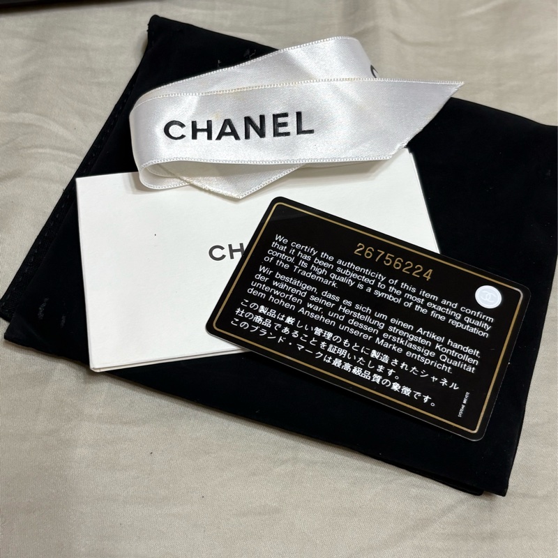 CHANEL 香奈兒 三折 荔枝皮短夾 黑色 金扣 經典菱格 皮夾 卡夾 零錢包-19