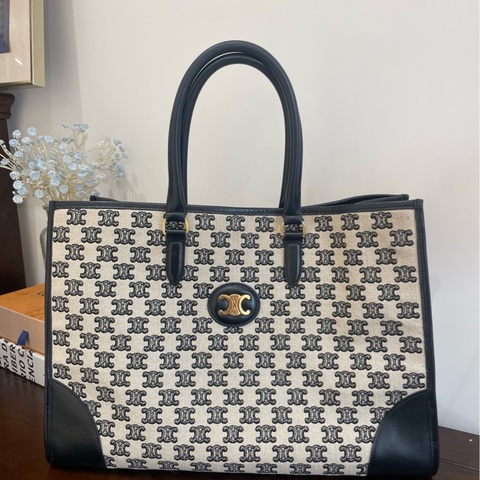CELINE 賽琳 Cabas Triomphe凱旋門托特包Tote包