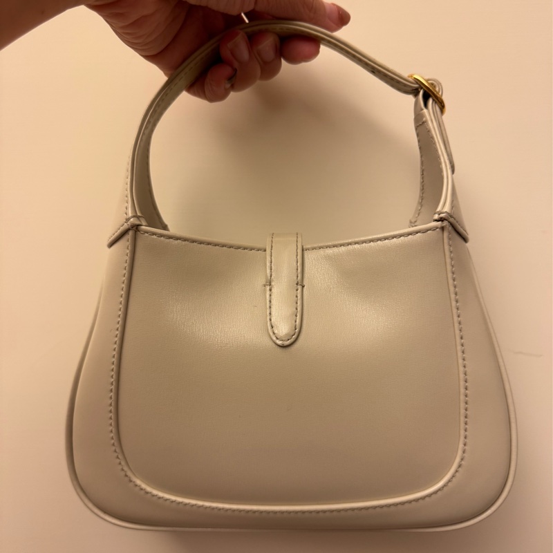 Gucci mini Jackie 1961 白色9成新-6