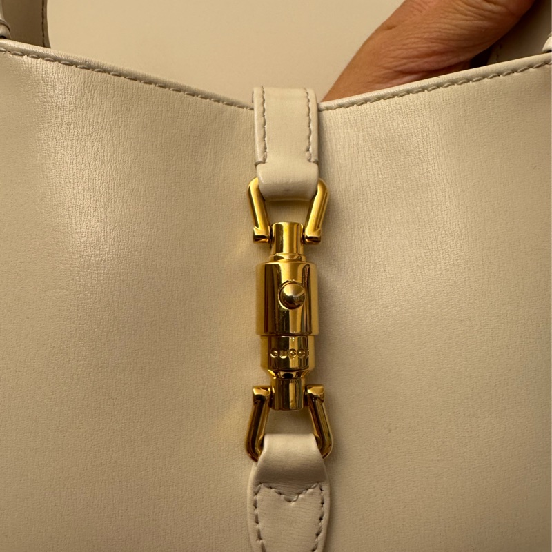 Gucci mini Jackie 1961 白色9成新-11