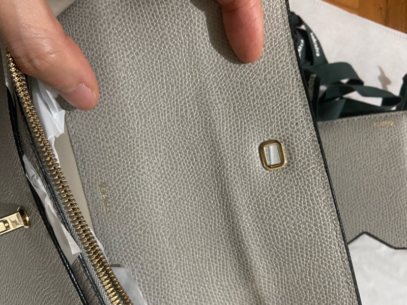 全新 膜也沒撕 valextra 長錢包Brera Purse ash grey-1