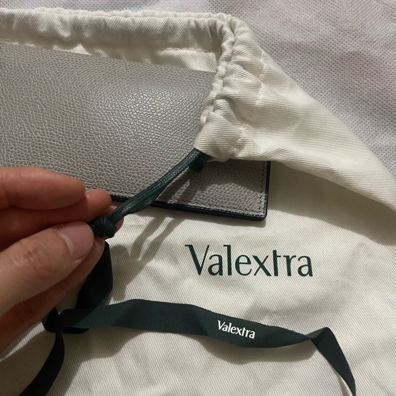 全新 膜也沒撕 valextra 長錢包Brera Purse ash grey-9