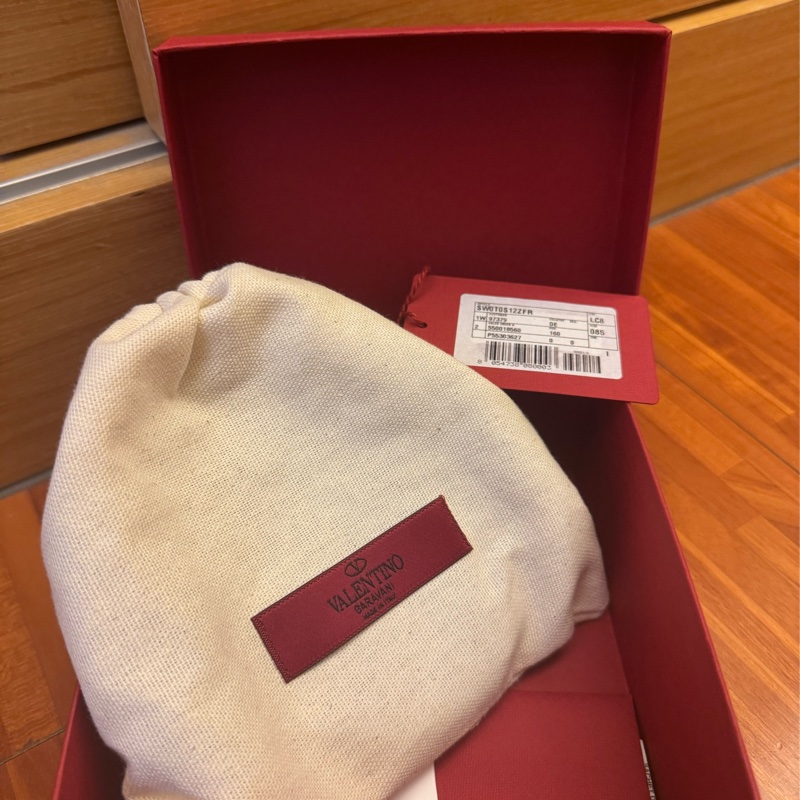 Valentino 85cm 淺棕黑色雙面皮帶腰帶-3