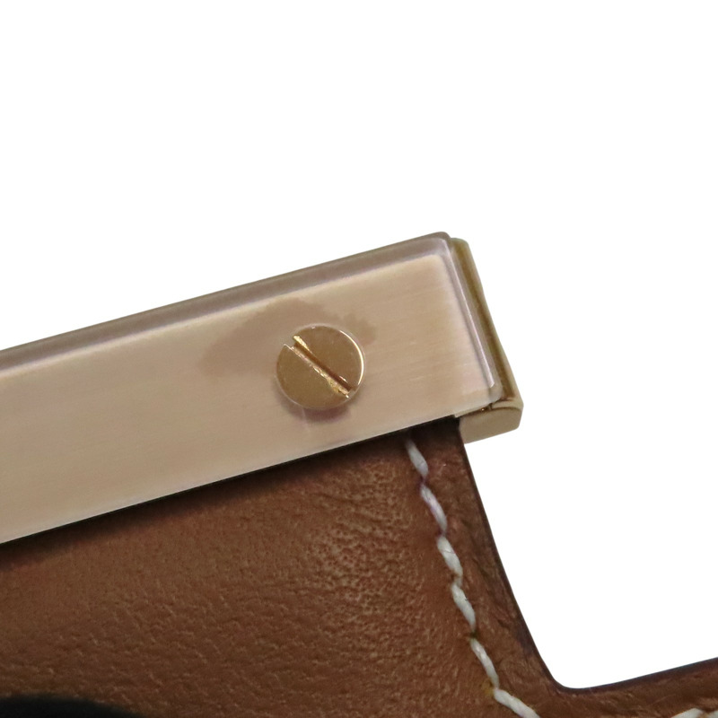 金棕色 Epsom牛皮 Constance Elan 肩背包 W刻 金扣【HERMES 愛馬仕】 H085425CD-16