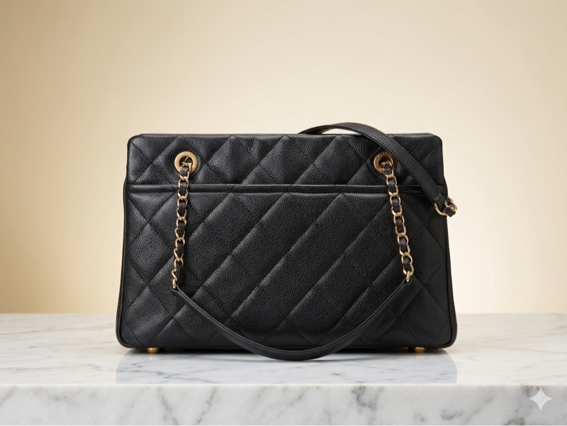 CHANEL Petite Timeless Tote (PTT) Bag Carviar 香奈兒絕版荔枝皮托特包-1