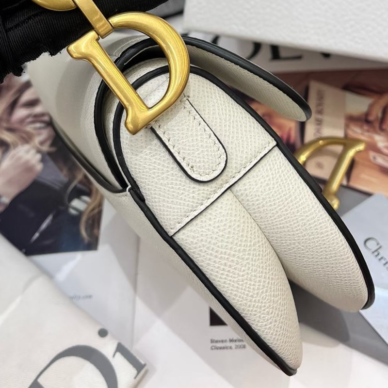 Dior迪奧白金saddle馬鞍包小號 20年無配件-3