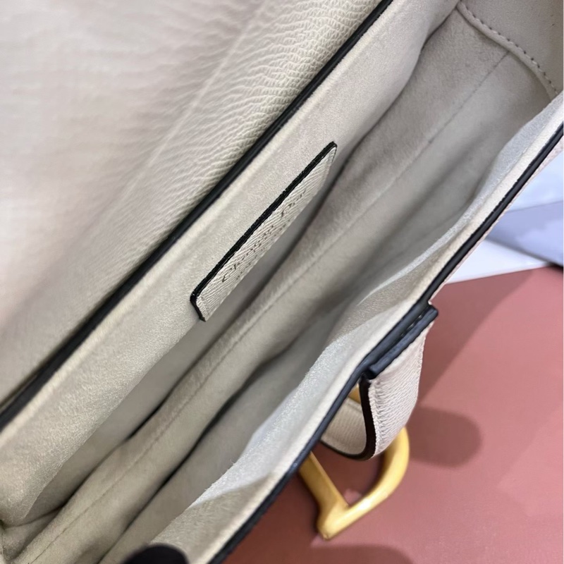 Dior迪奧白金saddle馬鞍包小號 20年無配件-7