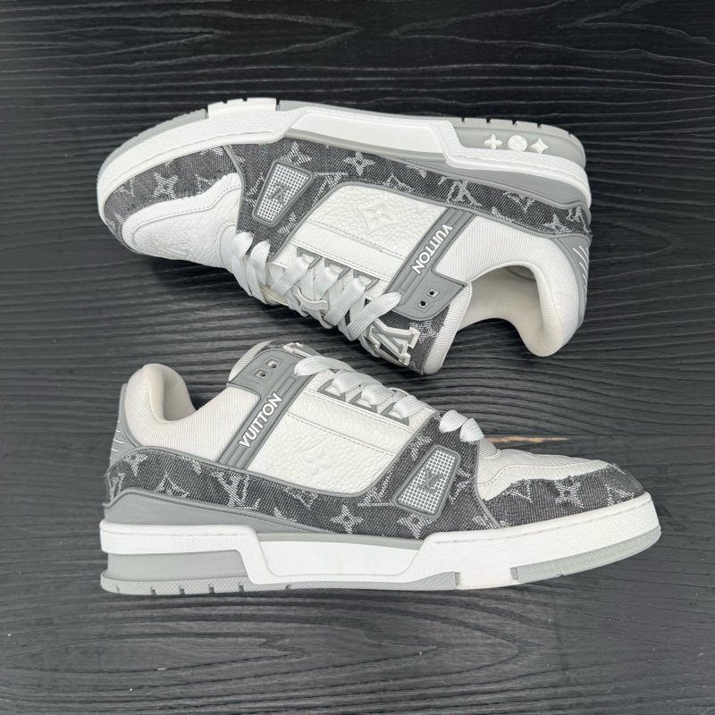 Louis Vuitton路易威登 trainer 白灰牛仔 42.5碼-6