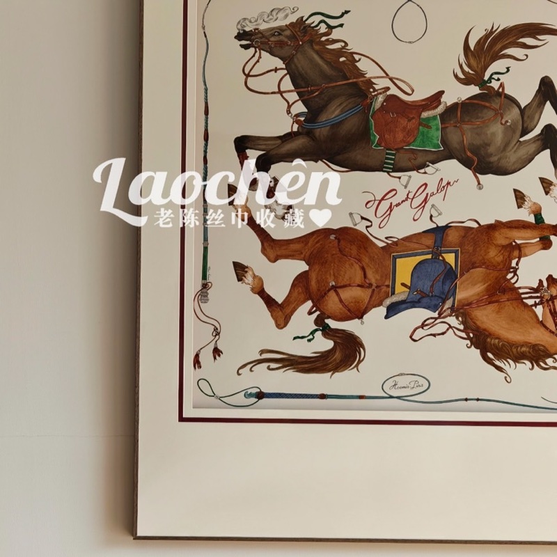 HERMÈS 絲巾《縱意馳騁》🐎 90x90cm【馬年必買的愛馬仕絲巾🐎】-6