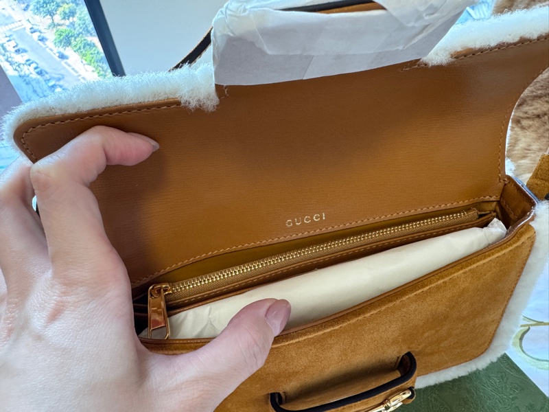 Gucci Horsebit 1955 迷你肩背包-3