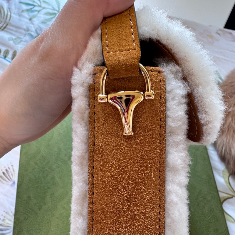 Gucci Horsebit 1955 迷你肩背包-6