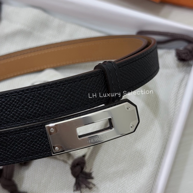 HERMÈS Kelly Belt 凱莉皮帶G刻🖤 【最火黑銀配色懂的人都知道有多難拿🔥】-2