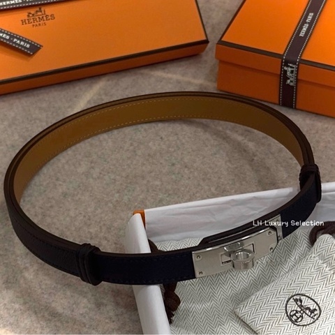 HERMÈS Kelly Belt 凱莉皮帶G刻🖤 【最火黑銀配色懂的人都知道有多難拿🔥】