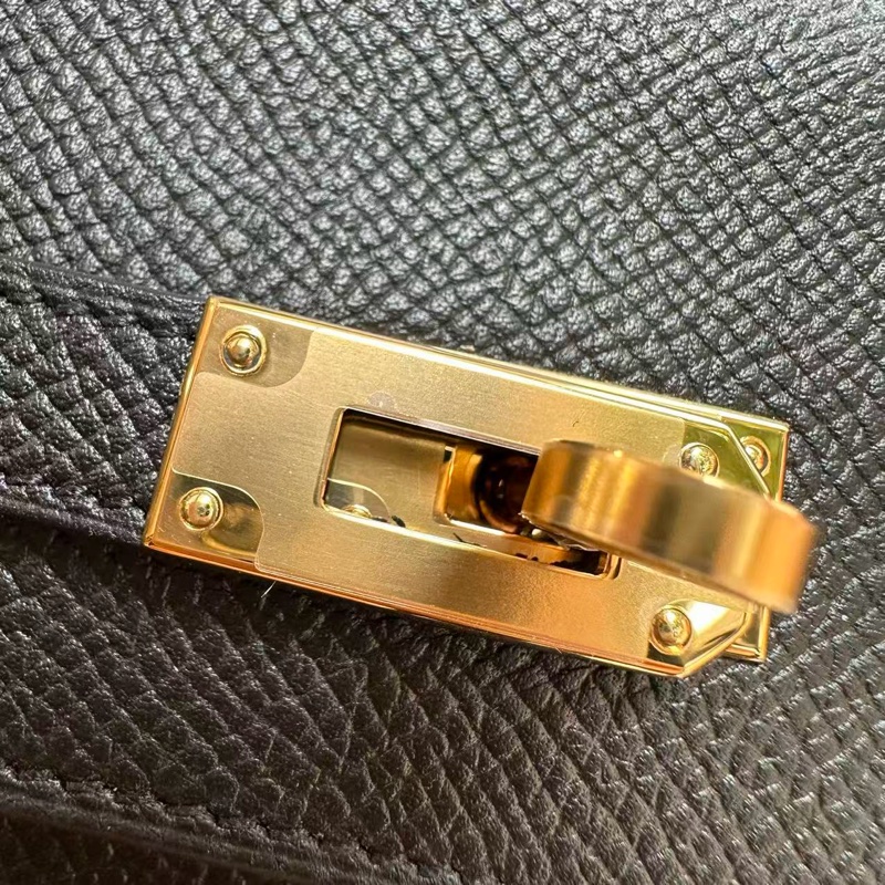 🌈Hermes🧡Kelly wallet長銀包🧡黑色金扣🌟99.8閑置🌈Epsom皮🌟kellywallet🌟Kelly 🌟長銀包🌟愛馬仕🌟-7