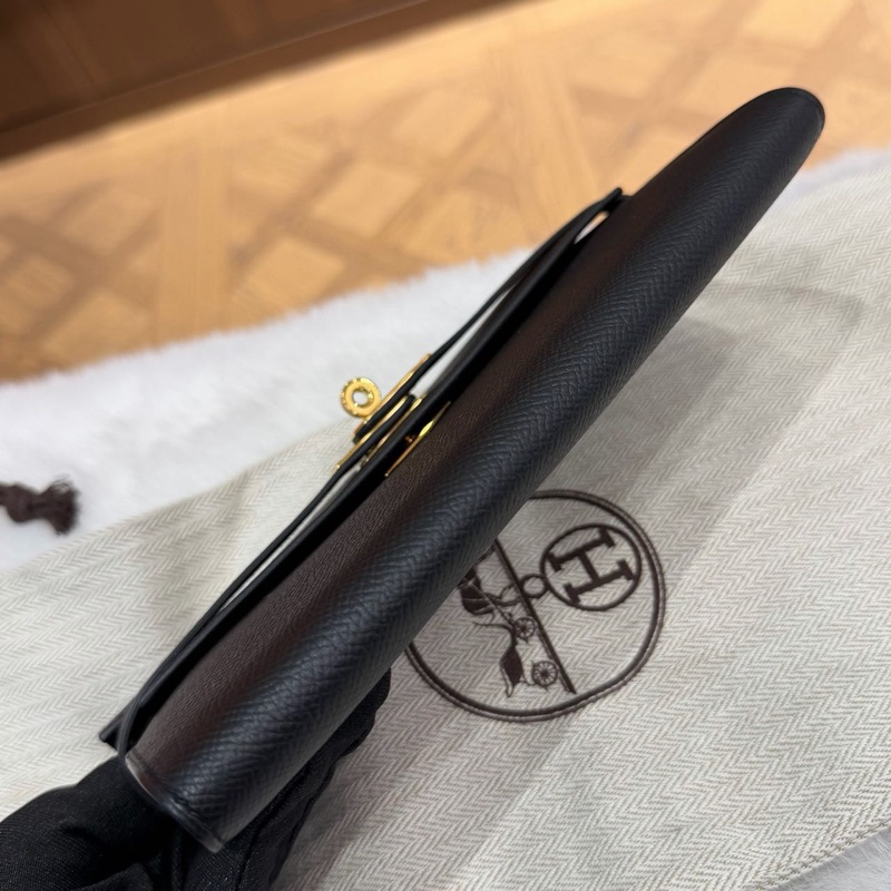 🌈Hermes🧡Kelly wallet長銀包🧡黑色金扣🌟99.8閑置🌈Epsom皮🌟kellywallet🌟Kelly 🌟長銀包🌟愛馬仕🌟-9
