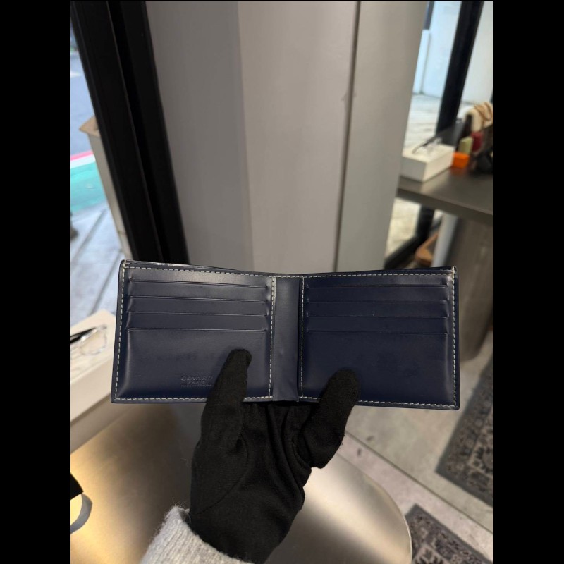 Goyard victoire經典標誌印花對開短夾-3
