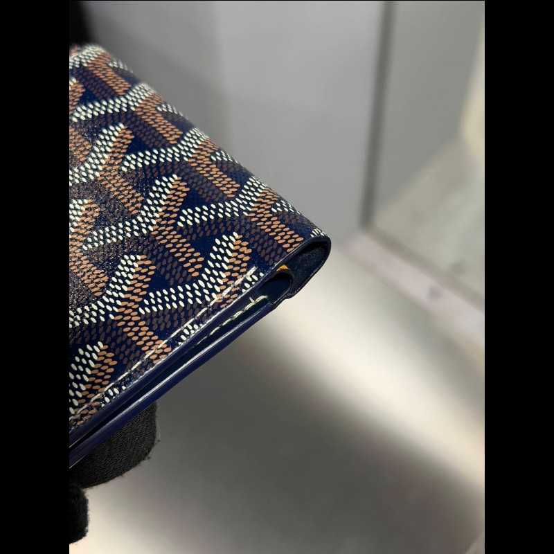 Goyard victoire經典標誌印花對開短夾-9