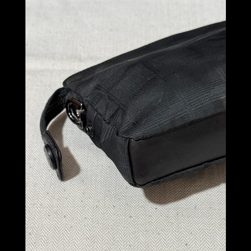 Chanel 經典緹花帆布手拿包 斜背包-13