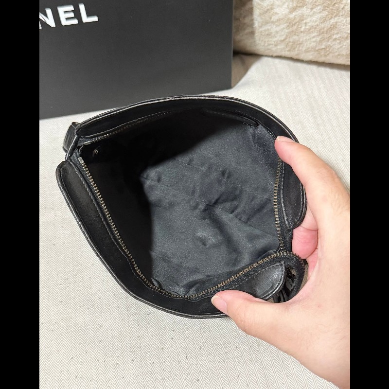 Chanel 經典緹花帆布手拿包 斜背包-15
