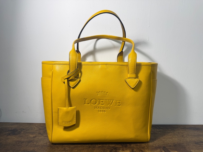 Loewe黃色托特包-1