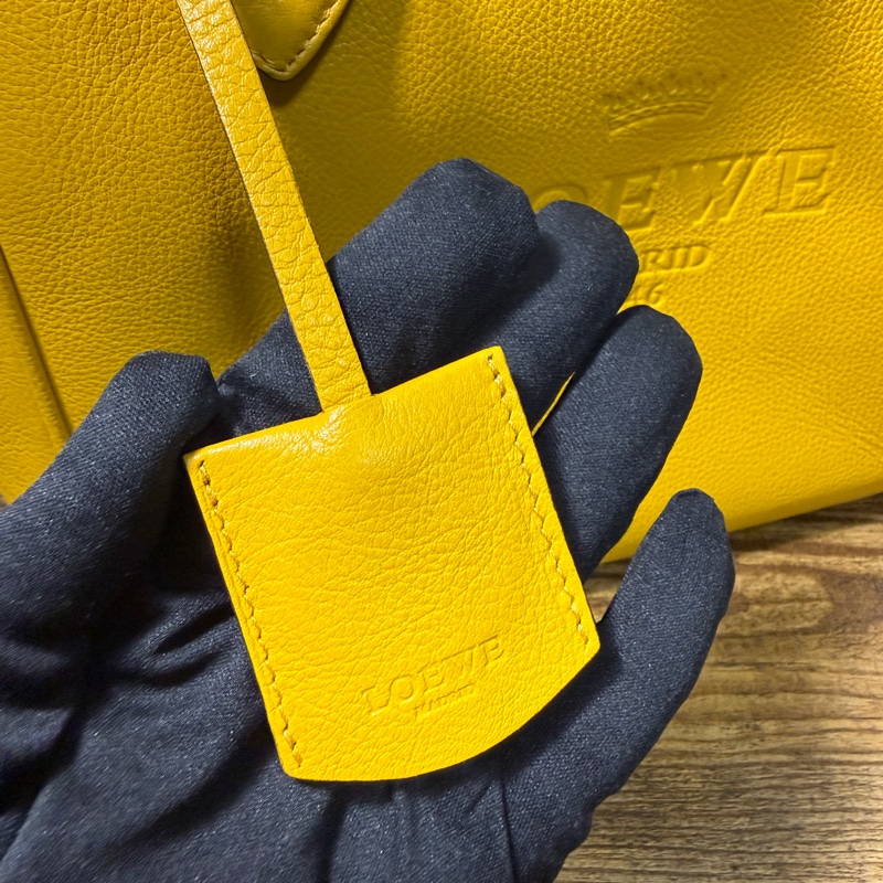 Loewe黃色托特包-3
