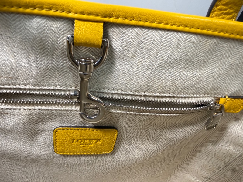 Loewe黃色托特包-14