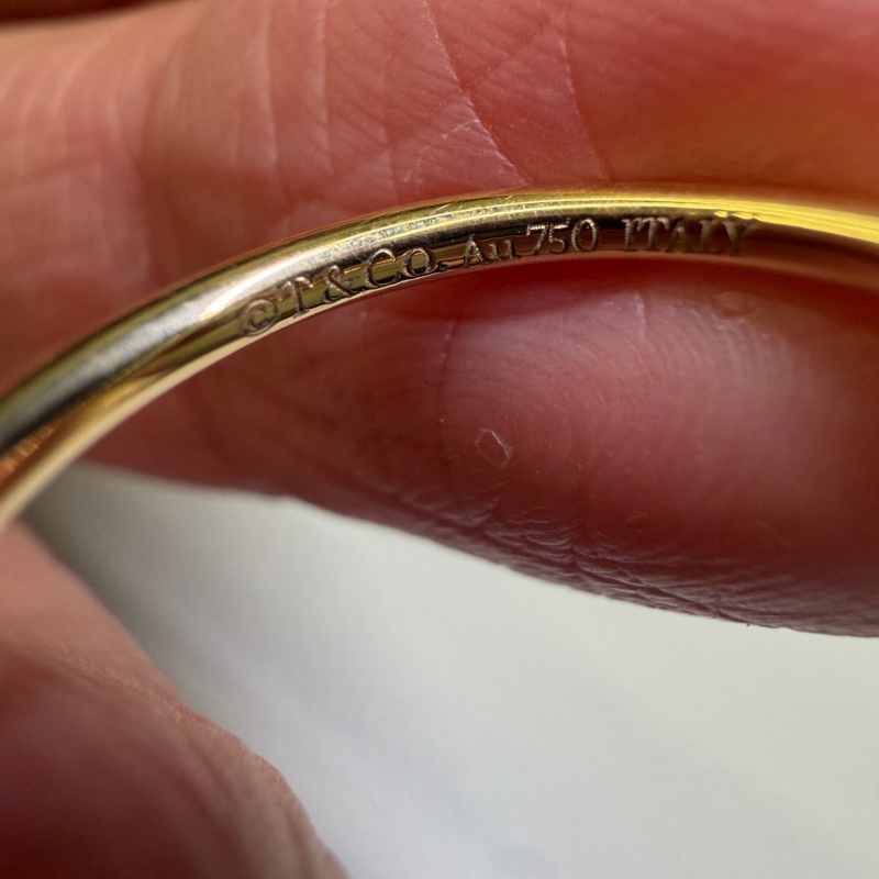 Tiffany雙T滿鑽戒指 50碼 配合-7
