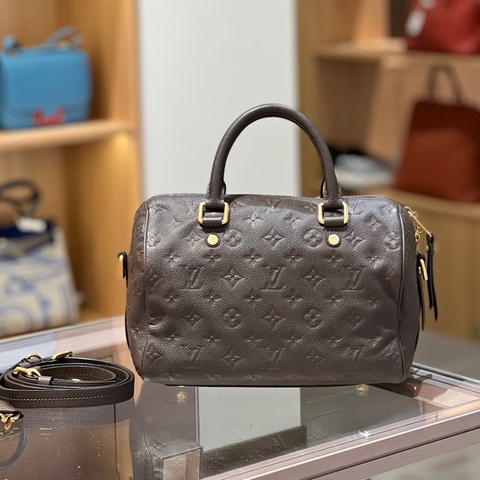 LV路易威登 Speedy25压纹斜挎包