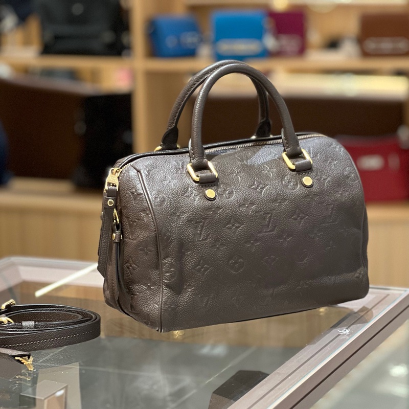 LV路易威登 Speedy25压纹斜挎包-1