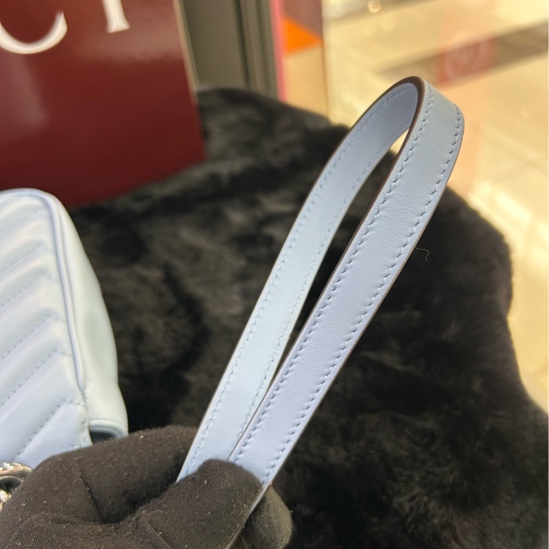 古馳Gucci 99新閒置新全套 藍銀馬蒙26-7