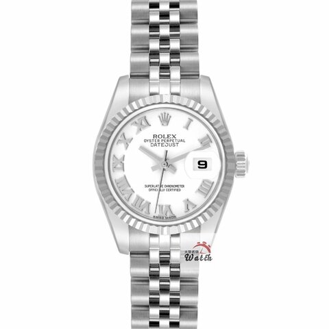 【大眾名錶】ROLEX勞力士 179174 Datejust 新款 蠔式日誌 太陽圈 白色羅馬面盤 五珠帶 錶徑26mm 自動上鍊 大眾名錶G275
