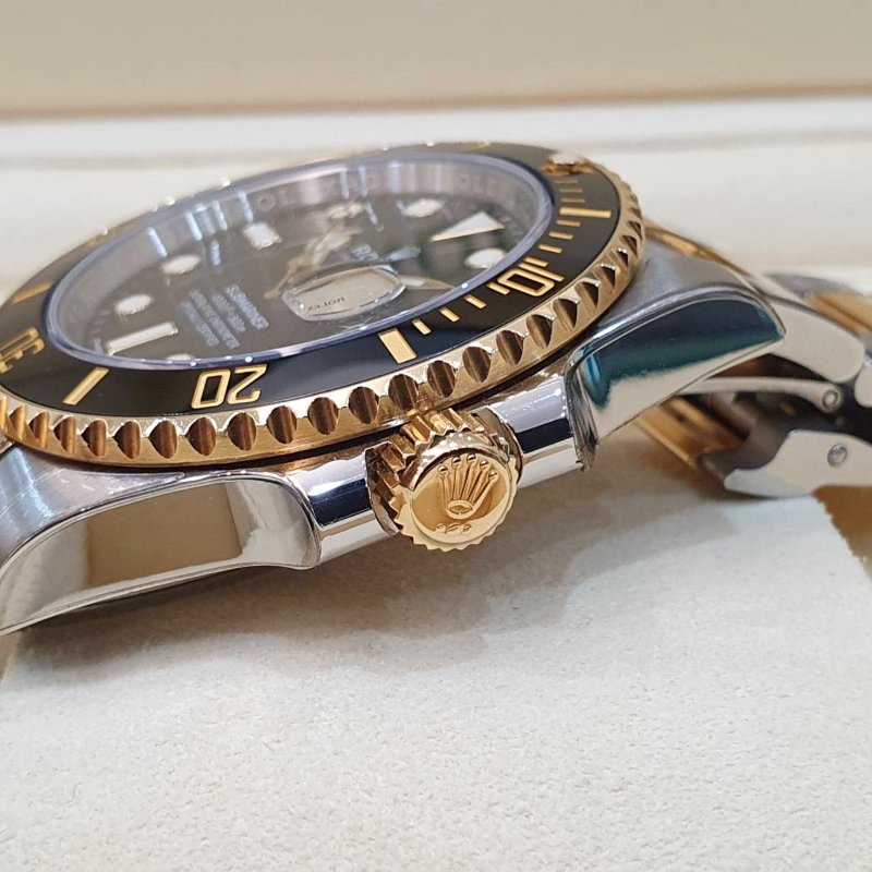 【大眾名錶】ROLEX勞力士 116613LN 潛航者 2018/05全配件 熱門款 陶瓷圈 半金黑水鬼 已貼膜 錶徑40mm 自動上鍊 大眾名錶G276-6