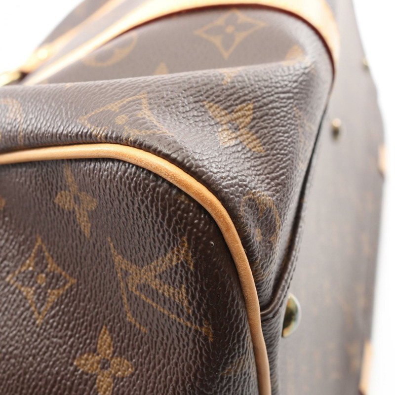 路易威登 (LOUIS VUITTON) 手提旅行包 M40074 Monogram 皮革 棕色 二手 LV-6