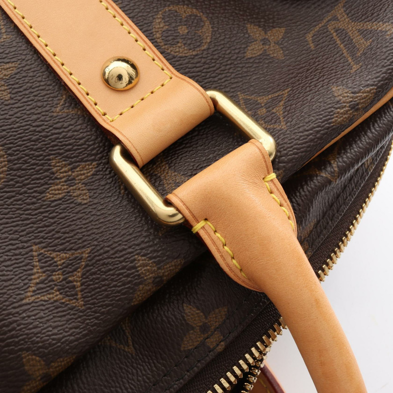 路易威登 (LOUIS VUITTON) 手提旅行包 M40074 Monogram 皮革 棕色 二手 LV-8