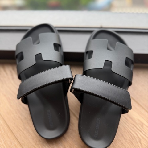 HERMES 二舅鞋 女鞋 黑色 37.5