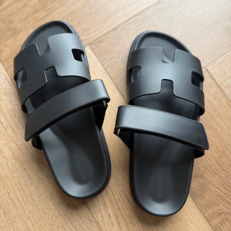 HERMES 二舅鞋 女鞋 黑色 37.5-1