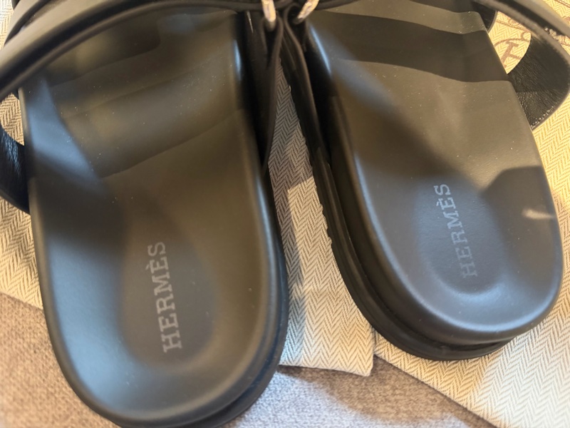 HERMES 二舅鞋 女鞋 黑色 37.5-2